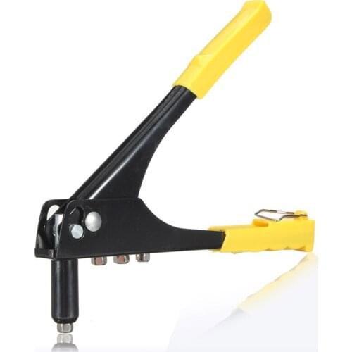 New 60pcs/set Pop Riveter Gun Rivets Kit Blind Rivet Hand Tool Set Gutter Repair Heavy Duty Manual Pull Cap Professional Tools