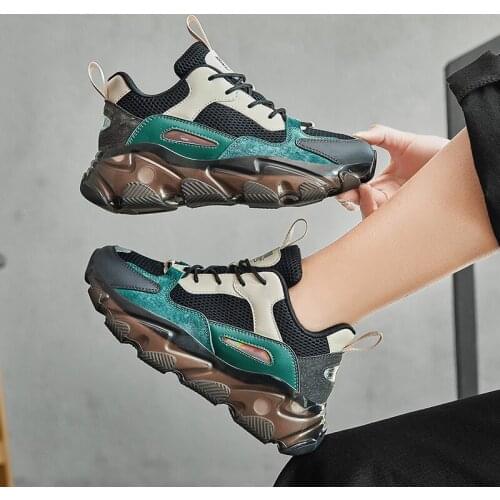 2021 Summer New Street-Style Women Chunky Sneaker Designer Platform Casual Running Shoes Classic Ladies Sports Shoes Walking