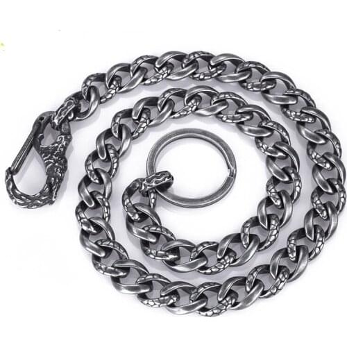 Punk Gothic Retro Nostalgic Pants Chain foreign trade bursts waistband wholesale