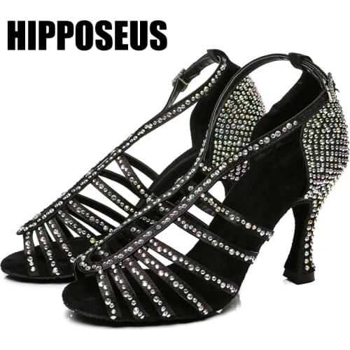 Women Latin Dance-Shoes Girls Salsa Ballroom Tango Ladies Modern Dance Shoes Soft Bottom High Heels Dancing Shoes Hot Selling