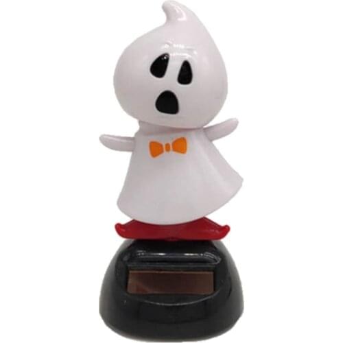 Car Solar Decoration Skeleton Bobbleheads Dashboard Toys Interior Supplies Boy Man Birthday Halloween Gift