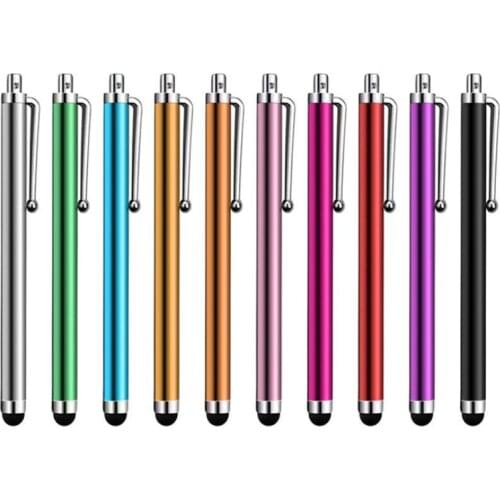 Universal 9.0 Sensitive Capacitive Touch Screen Stylus Pen with Clip For iPad iPhone XS 11 X Samsung Xiaomi Smart Phone Tablet
