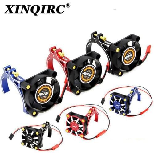 RC remote control vehicle motor waterproof cooling fan supports 40-42mm motor widened metal bracket cooling radiator