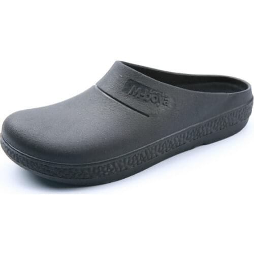 High Quality EVA Non-slip Waterproof Oil-proof Kitchen Chef Shoes Master Cook Hotel Restaurant Work Shoes Slippers Flat Sandals