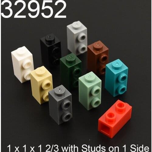 10PCS 32952 Hinge Brick Special 1x1x1 2/3 Building block accessories parts MOC DIY Education Build Toys Brick
