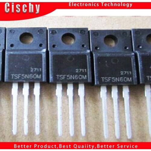 10pcs/lot TSF5N60M 5N60M 5N60 TO-220F original