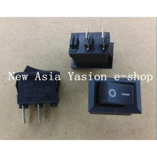 10PCS ON / OFF Rocker switch 250VAC 3A 2 connectors