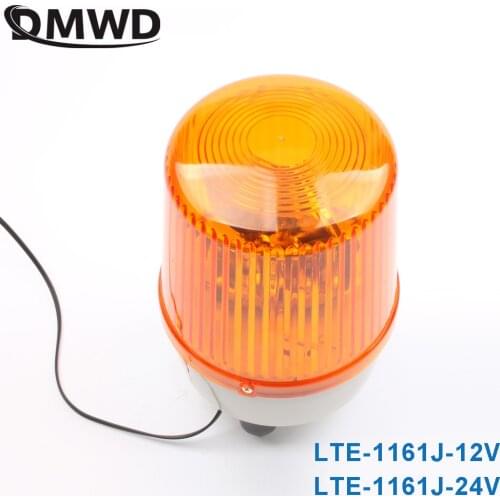 DC12V/24V Construction engineering signal Warning alarm rotating beacon traffic light police siren LTE-1161J with buzzer (sound)
