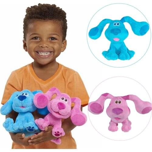 15/20cm New Cartoon Cute Blue Dalmatian&Big Ear Pink Dog Stuffed Animals Plush Toy Home Decoration Child Gift