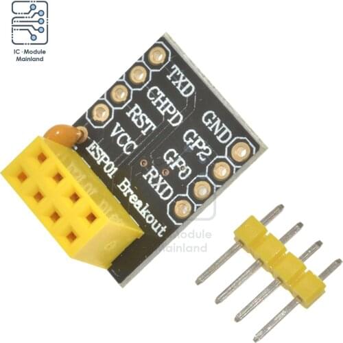 3.3V ESP8266 ESP-01 ESP-01S WiFi Wireless Module Serial Breadboard UART Adapter 4 PIN To Transceiver Breakout Board ESP01S