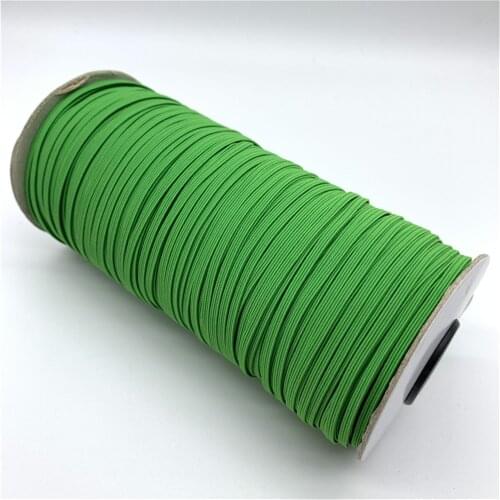 3mm 7mm 10mm 5yards/Lot Green High Elastic Sewing Elastic Band Fiat Rubber Band Waist Band Stretch Rope Elastic Ribbon