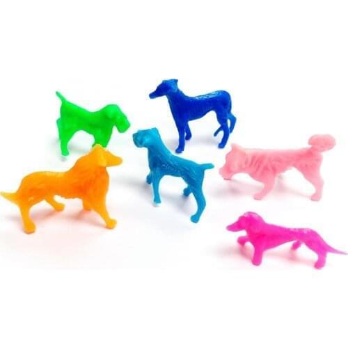 36 PC Mini Plastic dog Figure 5 Style Boy Fight Kids Gift Novelty Prize Pinata Bag Filler Loot Gag Birthday Party Favours
