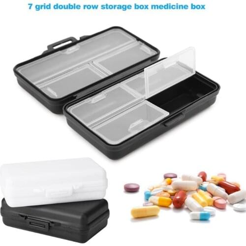 7 Grids Pill Case Organizer Weekly Medicine Jewelry Container Storage Box