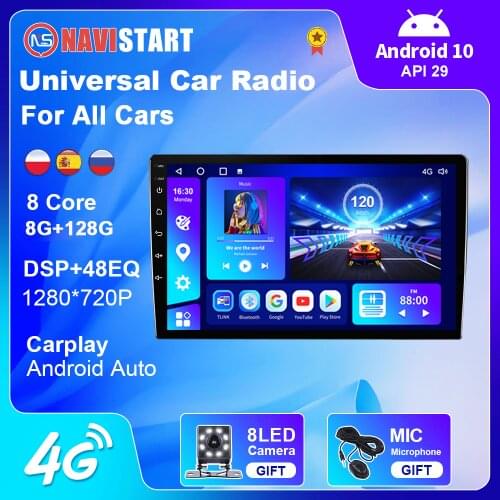 Universal Car Radio Android 9.0 Bluetooth 9 10 Inch Car DVD Multimedia Player Autoradio GPS Navigation for Volkswagen-Nissan