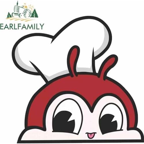 EARLFAMILY Car Sticker Cute Peeking Anime Vinyl Decal Decoration Accessories For Kids Room Wall Laptop Kitchen Waredrobe