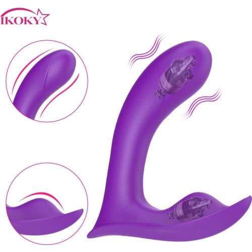 Panties Vibrator Wearable Dildo Vibrator 10 Speed Clit Stimulate Remote Control Sex Toy for Women Female Masturbator