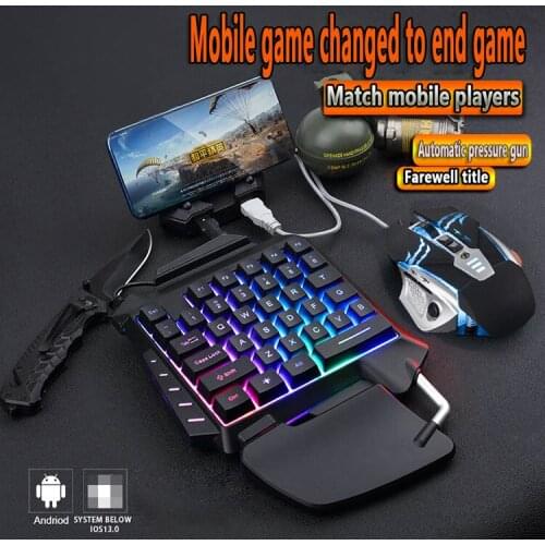 Single Handed Gaming Membrane keyboard 35 keys one hand Ergonomic Game Keypad G92 For PC Laptop Pro PUBG gamer