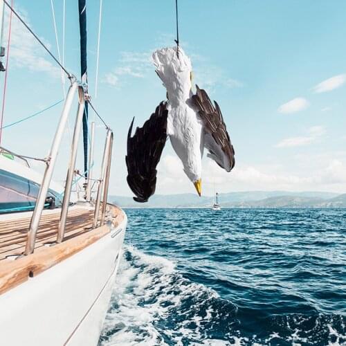 1:1 Artificial Seagull Bird Haunted House Door Lawn Window Prop Decor Branches Halloween Hallway Hanging Party Pendants