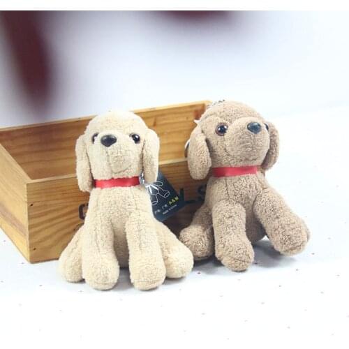 Minimalist style Exquisite Cute Couple Keychain Creative Pendant Teddy Dog Bag Ornament soft Soothing doll christmase gift