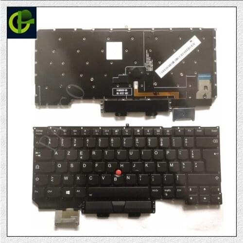 French Backlit keyboard for Lenovo ThinkPad X1 Carbon X1C Gen 5th 6th 2017 2018 01ER623 SN20M08031 YD85 SN20P38717 V160520CK1 FR