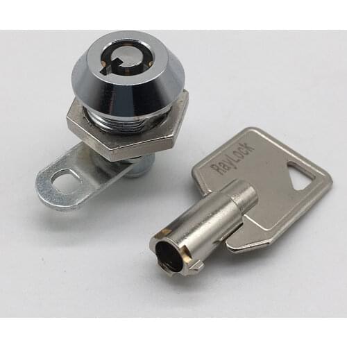 RAYLOCK Quarter Turned Same Key Combination Small Tubular Key Cam Lock For Cabinet Drawer Cash Box