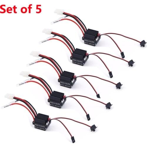 Hot sale 5pcs/lot 320A Ship & R/C Hobby 6-12V Brushed Motor Speed Controller speed control device ESC RC Car Boat