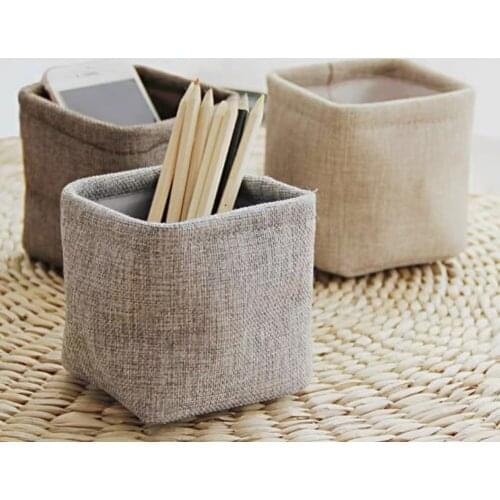 Porta Mascarilla Mini Small Desktop Storage Box Cloth Pen Mask Case держатель для пульта Holder Photo Props Simple Cute Key