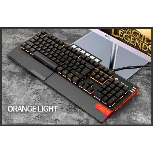 Mechanical keyboard wired gaming keyboard blue/black switch suitable for gaming, home, office