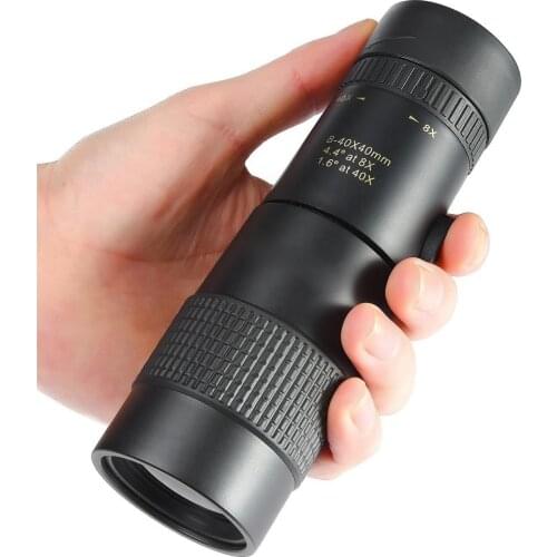 Zoom Powerful Professional Monocular Telescope Portable for Camping Hunting All Night Vision 8-40X40 10-30x30