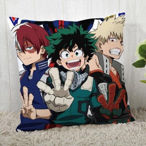 My Hero Academia Katsuki Bakugo Japanese Anime Buko no Hero Decorative Pillow Cover Case Bedroom Home Office Decorative