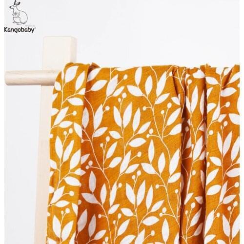 Kangobaby Hot Sale Soft Breathable 100% Organic Cotton Reusable Washable Baby Swaddle Blanket