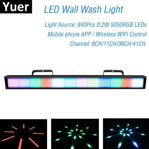 Running Horse Wall Washer 840LEDS 0.2W RGB Led Wall Wash Light DMX Led Bar DMX Line Bar Wash Stage Light Night Club Light Dj