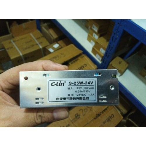Brand new original authentic C-Lin S-25W-DC24V switching power supply