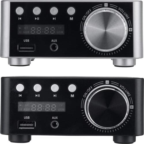 50W*2 Power Amplifier Board Bluetooth-compatible TPA3116 Receiver Stereo Home Car Audio Amp USB U-disK TF Music Card Player