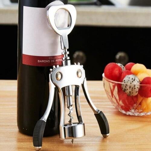 Portable Multifunctional Wing Butterfly Butterfly Zinc Alloy Red Wine Bottle Opener Beer Corkscrew Party Bar Kitchen Tool