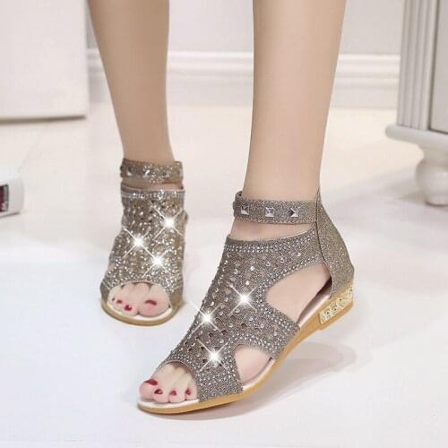 Sandals Women Sandalia Feminina Casual Rome Summer Shoes Fashion Rivet Gladiator Sandals Women Sandalia Mujer