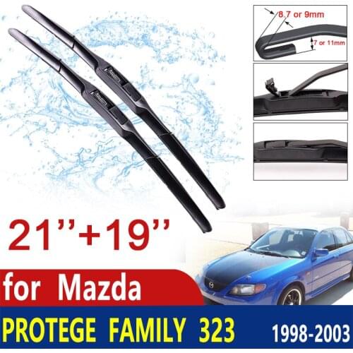 For Mazda Protege Family 323 BJ 1998~2003 1999 2000 2001 2002 Windscreen Windshield Wipers Car Wiper Blade Car Accessories
