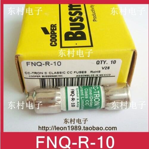 United States Cooper Bussmann Fuses CC-TRON fuse FNQ-R-10 10A 600V