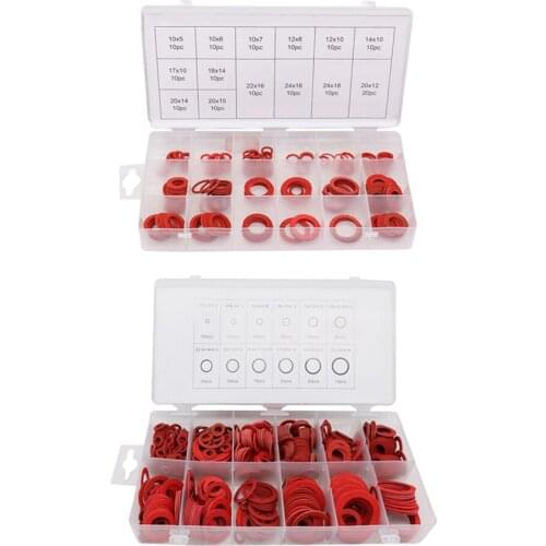 Steel Flat Pad Insulation Washers Red Paper Meson Gasket Insulating Spacer Kit