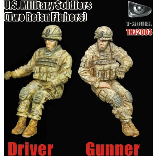 T-Model TK72003 1/72 Scale U.S Military Soldiers [Two Resin Figures]Model Kit