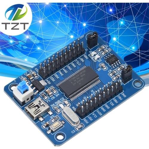 TZT EZ-USB FX2LP CY7C68013A USB Core Board Development Board USB Logic Analyzer With I2C Serial SPI Interface Module Mini USB
