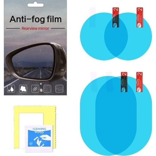 YUEWO 2Pcs Car Rearview Mirror Protective Film Anti-Fog Nano Coating Rainproof Film Anti-glare Anti-scratch Screen Protector Ant