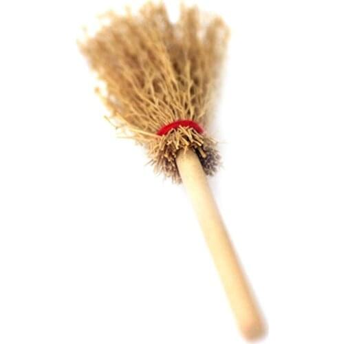 1:12 Doll House Decoration Accessories Simulation Miniature Toy Dollhouse Play Model Cleaning Broom Pretend Tools Toy Kit W A4U1