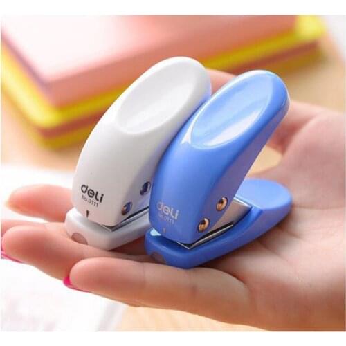 1pc Punching Diameter 6mm Paper Depth 12mm Mini Cardboard Cute Perforated Office Supplies Data Integration Binding Stapler