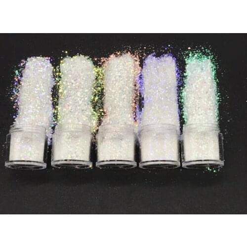 1 pc EyeShadow Nail Glitter Flakes Sparkly 3D Hexagon Mix Size Nail Sequins Polish Manicure Nails Art Decorations Powder