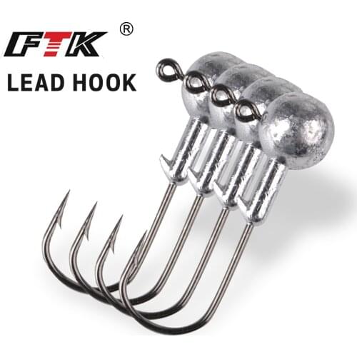 1pack 1g 1.5g 2g 2.5g 3.5g 5g 7g 10g 14g 20g Texas Jig Heads Sea Fishing lures Fishing Tackle Worm Jigging Lure Hooks