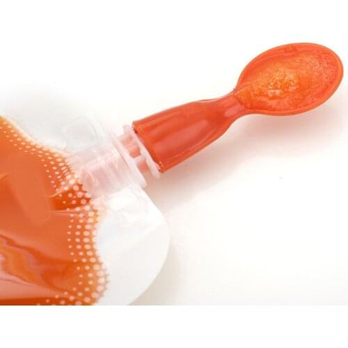 2 Pcs/bag Baby Spoon Food Preservation Packaging Bag Sealing Device Child Feeding Device Kitchen Dispensing Bag Supplies B2EB