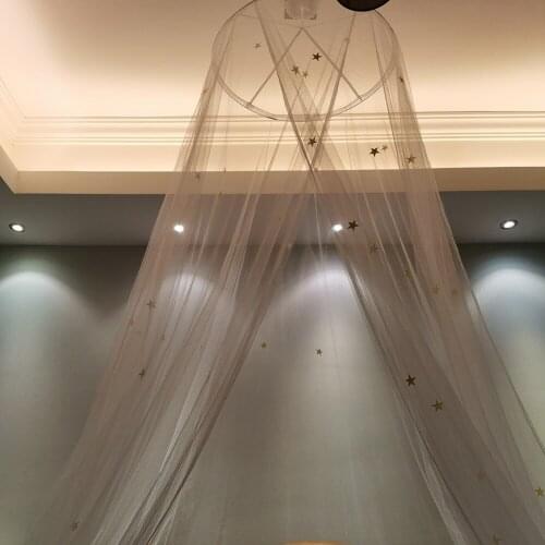 2021 NEW Bed Canopy Glowing Stars Lightweight Dreamy Mosquito Net For Children Infants Isolate Insects Home Outdoor Bed Tent