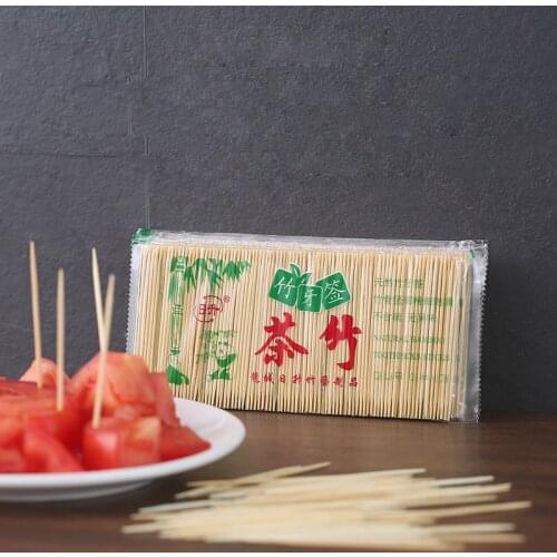240Pcs/Bag Bamboo Toothpick Disposable Natural Toothpicks Fruit Double head Sharp Tooth Sticks Family Restaurant Care Tool