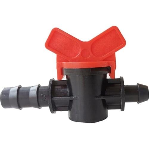 3Pcs 1/2'' Garden Water Hose Barbed Bypass Valve Agriculture Irrigation System Waterstop Connector Switch